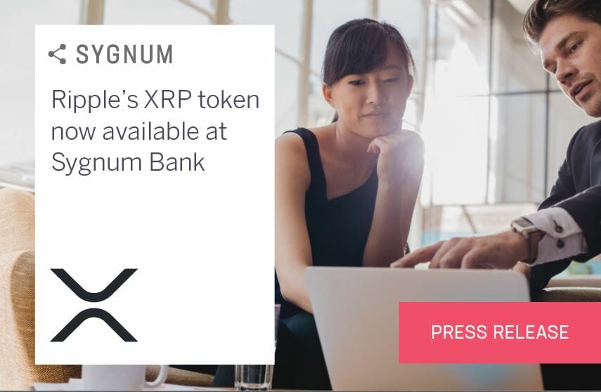XRP now available at Sygnum Bank