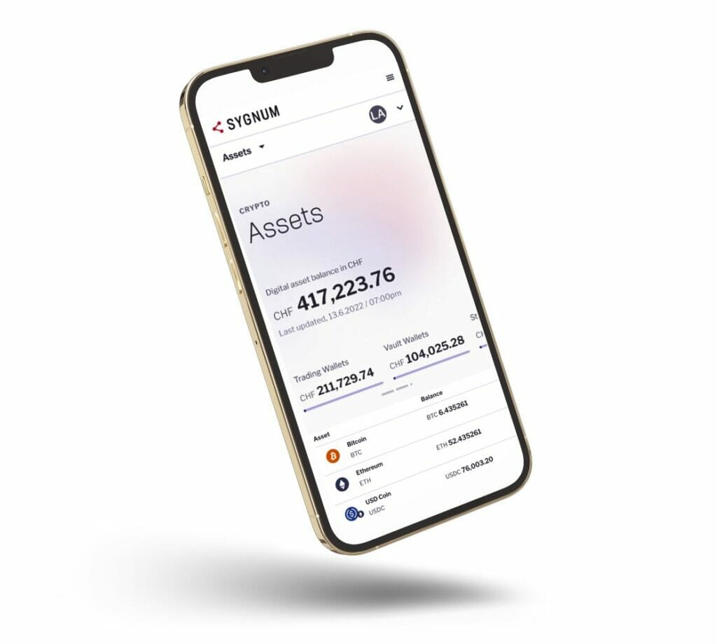 Digitally onboard with Sygnum: get started now