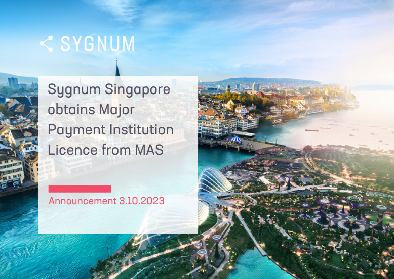 News - Sygnum Singapore obtains Major Payment Institution Licence from MAS