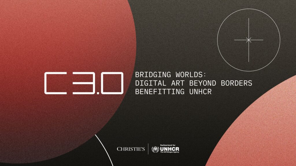 Sygnum supports Christies3.0 auction - Bridging worlds - Digital art beyond borders benefitting UNHCR