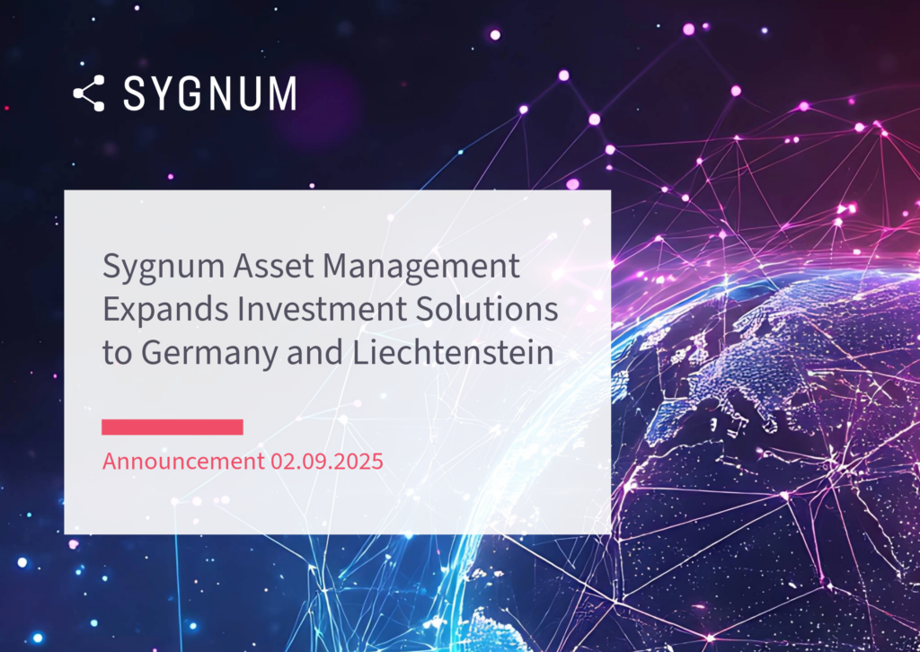Sygnum Asset Management Expands Investment Solutions to Germany and Liechtenstein